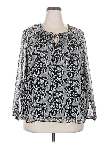 LC Lauren Conrad Long Sleeve Blouse (view 1)