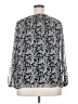 LC Lauren Conrad 100% Polyester Silver Long Sleeve Blouse Size XXL - photo 2