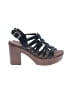 White Mountain Black Sandals Size 9 1/2 - photo 1