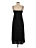 J.Crew 100% Polyester Solid Black Casual Dress Size 6 - photo 2
