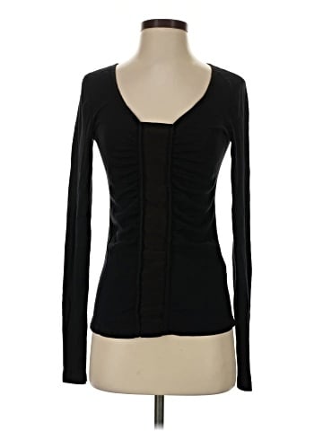 Three Dots Long Sleeve Top (view 1)