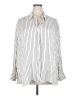 Lane Bryant 100% Polyester Stripes Ivory 3/4 Sleeve Blouse Size 18 - 20 Plus - photo 1