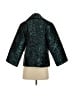Elie Tahari 100% Polyester Animal Print Teal Coat Size S - photo 2