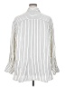 Lane Bryant 100% Polyester Stripes Ivory 3/4 Sleeve Blouse Size 18 - 20 Plus - photo 2