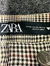 Zara Houndstooth Green Black Shorts Size XS - photo 3