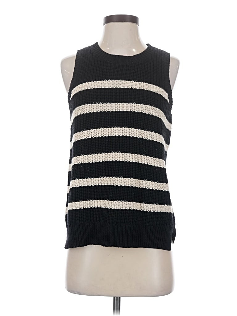 Pre-owned John & Jenn Sweater Vest In Black
