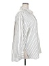 Lane Bryant 100% Polyester Stripes Ivory 3/4 Sleeve Blouse Size 18 - 20 Plus - photo 4