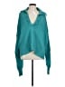 Free People Teal Poncho Size L - photo 1