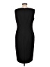 Nine West 100% Polyester Solid Black Cocktail Dress Size 10 - photo 2