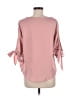 Shein Pink 3/4 Sleeve Blouse Size L - photo 2