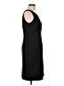 Nine West 100% Polyester Solid Black Cocktail Dress Size 10 - photo 4