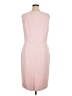 Kasper Solid Pink Cocktail Dress Size 16 - photo 2