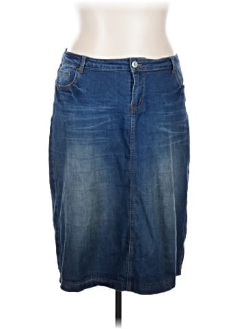 Windsor Denim Skirt (view 1)