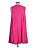 Unbranded Solid Pink Casual Dress Size L - photo 2