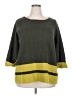 Max Studio Color Block Green Pullover Sweater Size 2X - photo 1