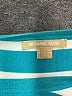 Michael Kors 100% Cotton Stripes Teal Blue Pullover Sweater Size L - photo 7