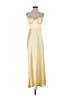 Assorted Brands 100% Polyester Gold Yellow Cocktail Dress Size M - photo 1