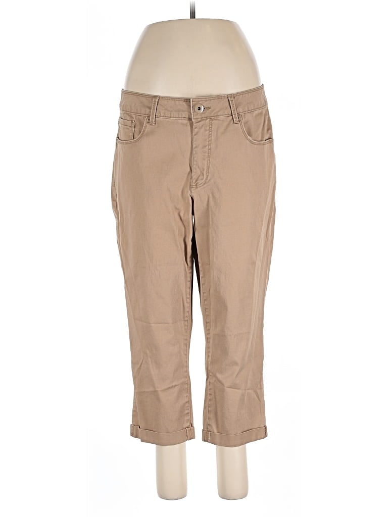 Pre-owned Faded Glory Jeggings In Tan
