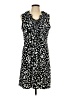 Soma Animal Print Black Casual Dress Size L - photo 1