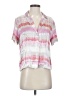 Rails Tie-dye Pink Short Sleeve Blouse Size S - photo 1