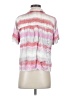 Rails Tie-dye Pink Short Sleeve Blouse Size S - photo 2