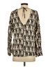 Sisley 100% Viscose Ivory Long Sleeve Blouse Size XS - photo 2