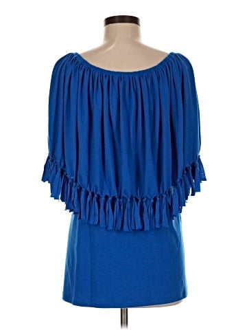 NY Collection Short Sleeve Blouse (view 2)