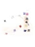 Rouge White Pink Sandals Size 8 - photo 1