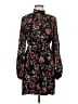 A.L.C. 100% Silk Floral Black Casual Dress Size 8 - photo 1
