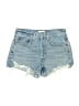 AGOLDE 100% Cotton Blue Denim Shorts Size 24 waist - photo 1