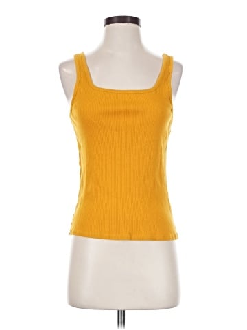 Madewell Ribbed Square-Neck Tank Top (view 1)