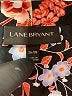 Lane Bryant 100% Polyester Floral Black Long Sleeve Blouse Size 26 - 28 Plus - photo 7