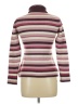 Assorted Brands Stripes Burgundy Turtleneck Sweater Size L - photo 2