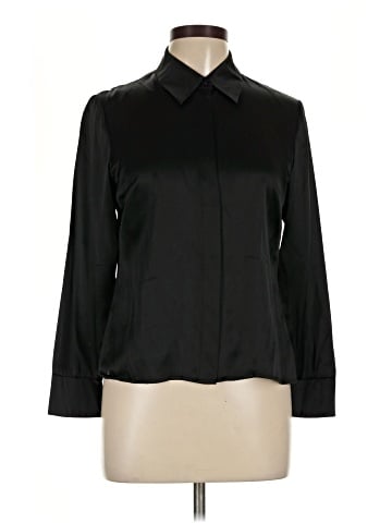 Lord & Taylor Long Sleeve Silk Top (view 1)