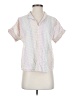 Madewell Color Block White Short Sleeve Blouse Size S - photo 1