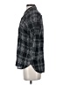 Attention 100% Cotton Plaid Black 3/4 Sleeve Button-Down Shirt Size S - photo 5