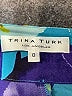 Trina Turk 100% Silk Print Blue Cocktail Dress Size 0 - photo 7