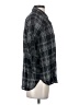 Attention 100% Cotton Plaid Black 3/4 Sleeve Button-Down Shirt Size S - photo 4