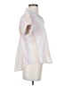 Madewell Color Block White Short Sleeve Blouse Size S - photo 4