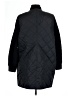 Eileen Fisher 100% Polyester Argyle Black Coat Size L (petite) - photo 2