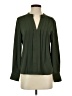 Shein 100% Polyester Green Long Sleeve Blouse Size 4 - photo 1