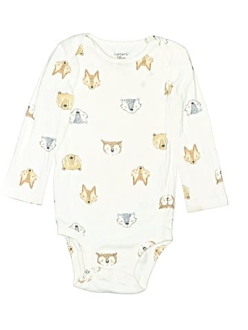 Carter's Long Sleeve Onesie (view 1)