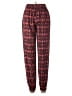 Ambiance Apparel 100% Polyester Print Red Casual Pants Size S - photo 1