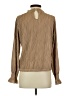 DAZY Tan Long Sleeve Blouse Size S - photo 2