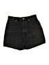 Zara Black Denim Shorts Size 6 - photo 1