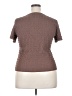Torrid Tweed Brown Short Sleeve Turtleneck Size 2X Plus (2) - photo 2