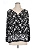 Old Navy 100% Viscose Black Long Sleeve Blouse Size XL - photo 1