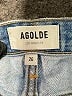 AGOLDE 100% Cotton Blue Denim Shorts Size 26 waist - photo 3