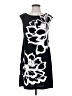 Studio London 100% Polyester Graphic Black Cocktail Dress Size 4 - photo 1