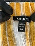 Zunie Stripes Yellow Orange Casual Pants Size 14 - photo 3